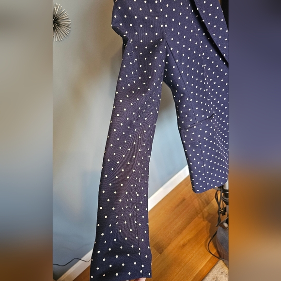 Banana Republic, Blue w/ white Polkadots Blazer, Size 2 NWOT - Picture 4 of 6
